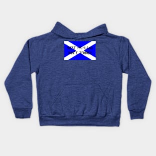 west highland white terrier name on flag Kids Hoodie